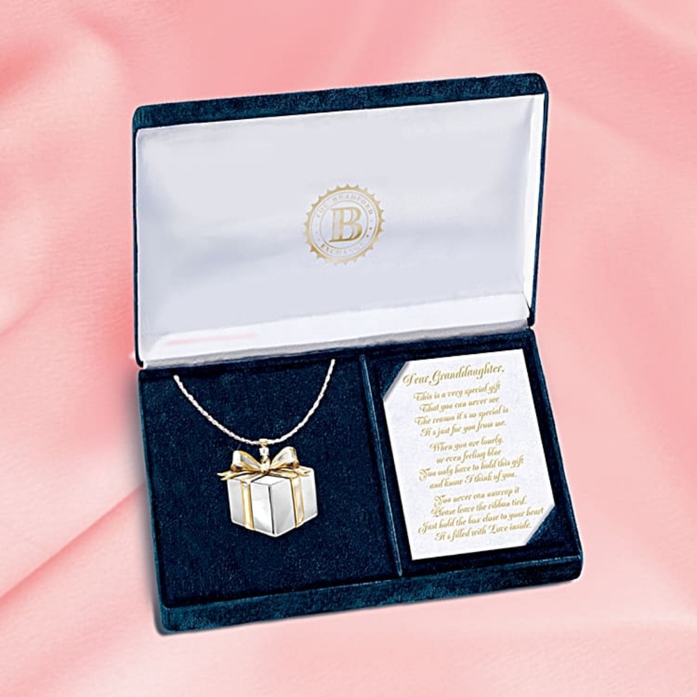 The Bradford Exchange Grandma's Gift Diamond Pendant